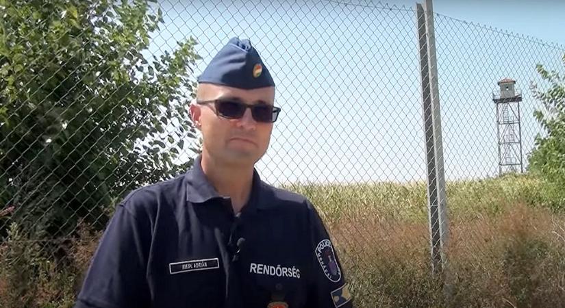 Így lett határvadászból Mohács rendőrkapitánya Riegl Adrián