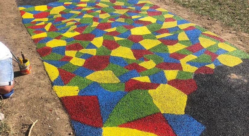 Vadiúj járdát festettek össze Szombathelyen a kutyapártosok