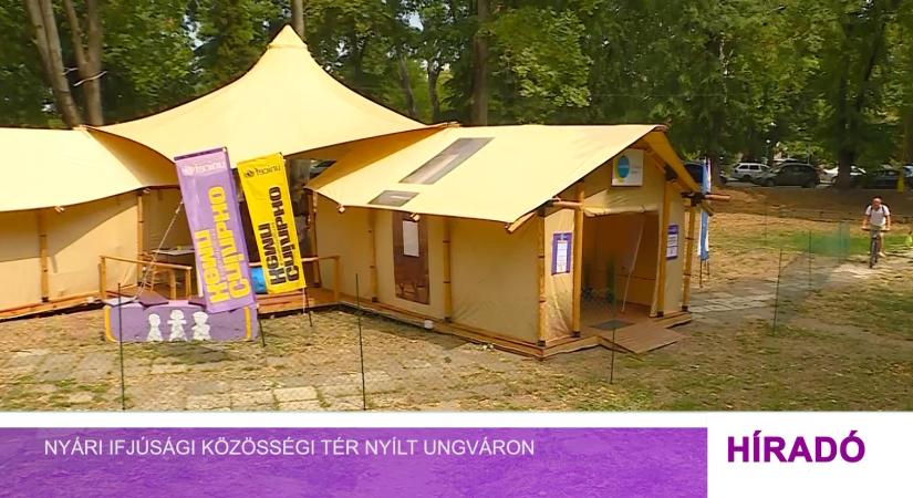 Nyári ifjúsági közösségi tér nyílt Ungváron (videó)