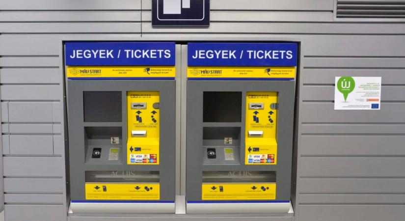 MÁV-Start: az új jegykiadó automaták több mint 80 százaléka már üzemel