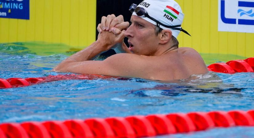 Verrasztó Dávid ezüstérmet nyert 400 méter vegyesen a római úszó Eb-n