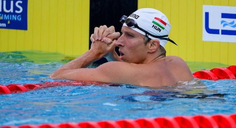 Verrasztó Dávid ezüstérmet nyert 400 méter vegyesen az úszó Európa-bajnokságon