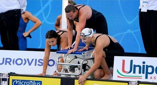 Harmadik lett a női váltó a római vizes Európa-bajnokságon