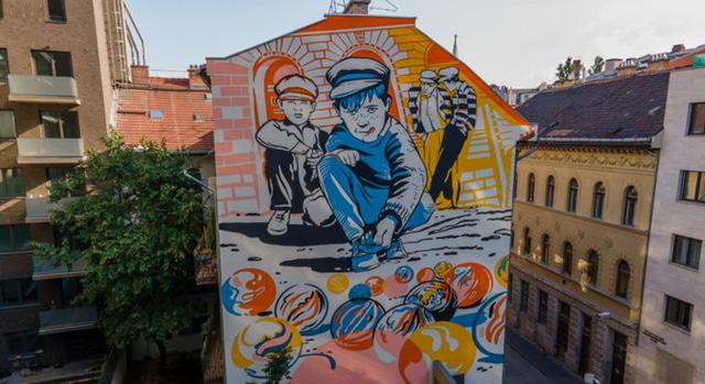 Budapest színes arca: egyre több falfestmény díszíti a fővárost - Galéria