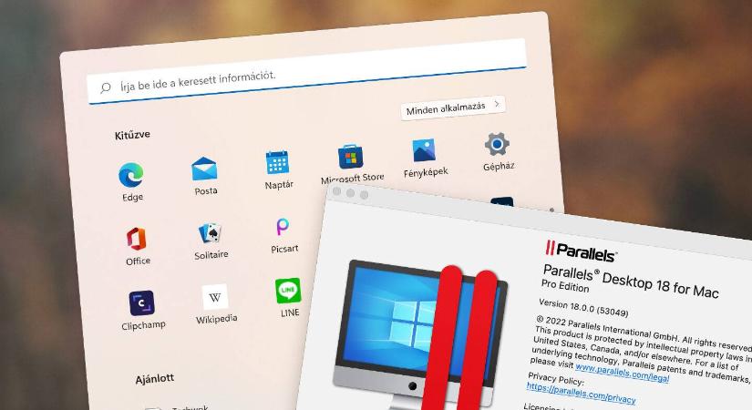 Parallels Desktop 18: egyszerűbb Windows 11 telepítés Macre