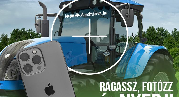 Kérj ingyenes traktoros matricát a szélvédődre és akár egy iPhone-t is nyerhetsz