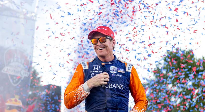 IndyCar: Megható ajándékkal lepte meg Dixont a csapata a mérföldkőnek számító győzelme után