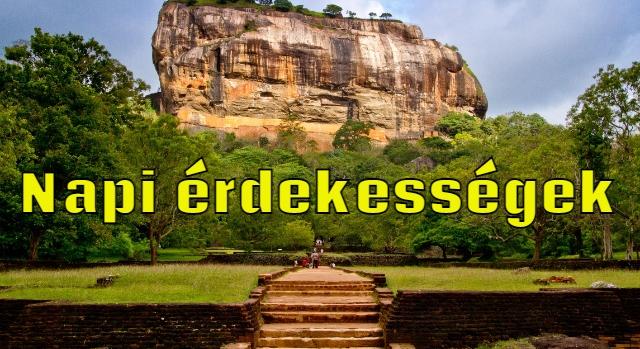Napi érdekességek: Végtelennek tűnő lépcsősor vezet a Srí Lanka-i ősi sziklavárhoz