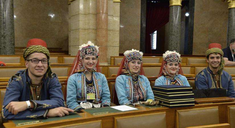 Türk vendégek az Országházban