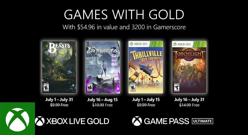 Relicta és Torchlight is jár júliusban az Xbox Live Gold előfizetőknek