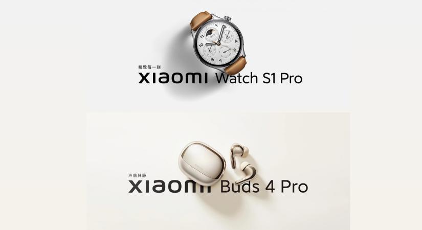 Bemutatkozott a Xiaomi Watch S1 Pro és a Buds 4 Pro