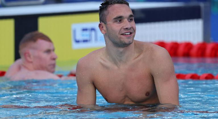 A 4×200-as férfi gyorsváltó megszerezte a magyar úszósport 100. Eb-címét!
