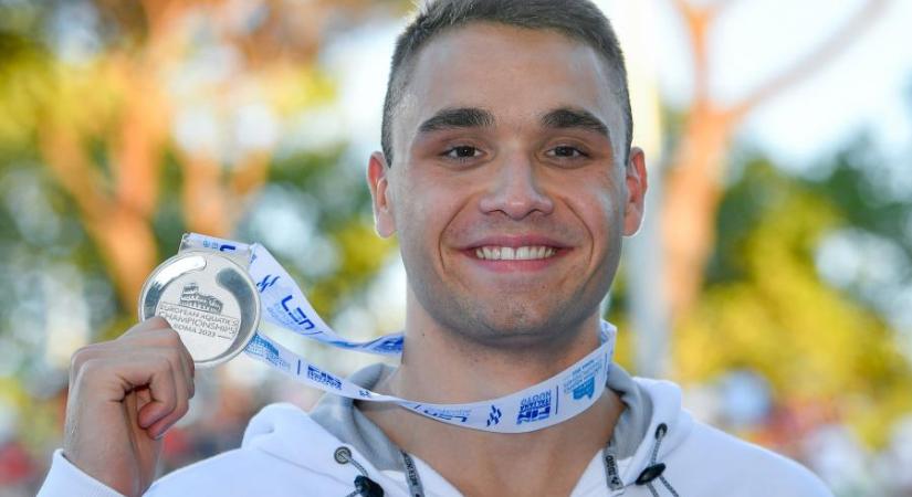 Milák Kristóf 100 méter gyorson, Kovács Benedek 200 méter háton lett Európa-bajnoki ezüstérmes
