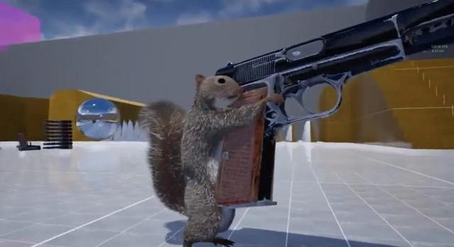 Hamarosan megjelenik a fegyveres mókusszimulátor, amiben ha lövünk egyet, meglepő dolog történik