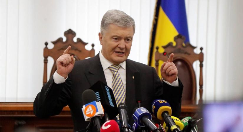 Elhagyta Ukrajnát a hazaárulással gyanúsított volt elnök, Pjotr Porosenko