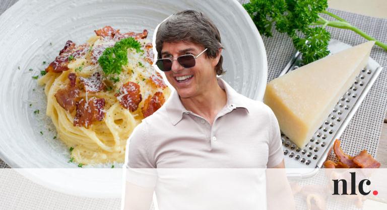 Tom Cruise carbonara spagettije nem az ortodox olasz recept, de megvan a maga rajongótábora