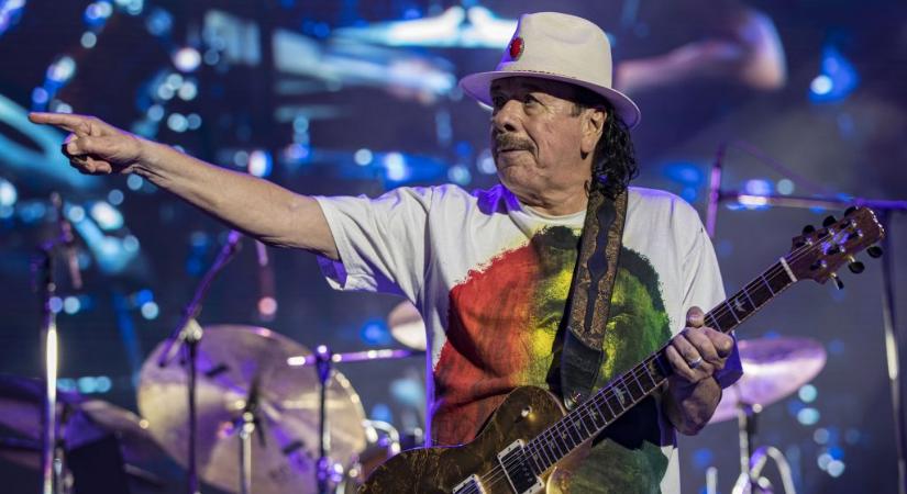 Carlos Santana már jól van egy hónappal azután, hogy összeesett saját koncertjén