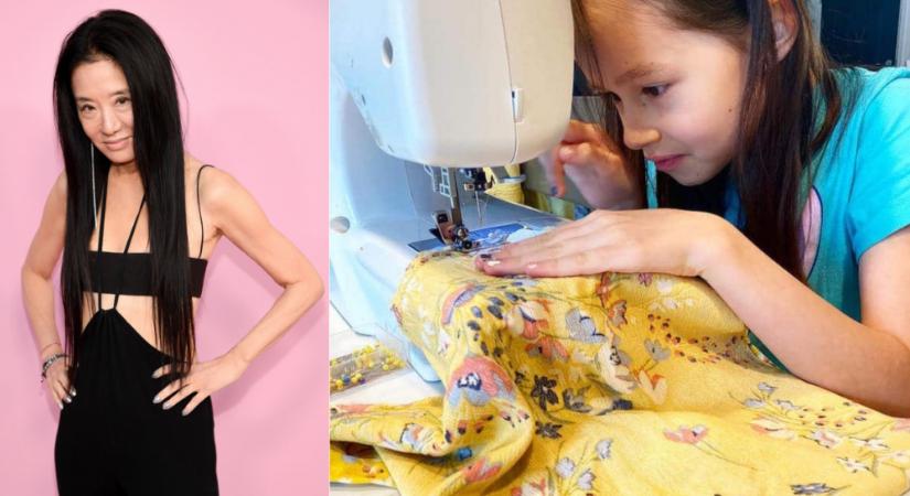 Vera Wang küldött varrógépet a 9 éves divattervezőnek