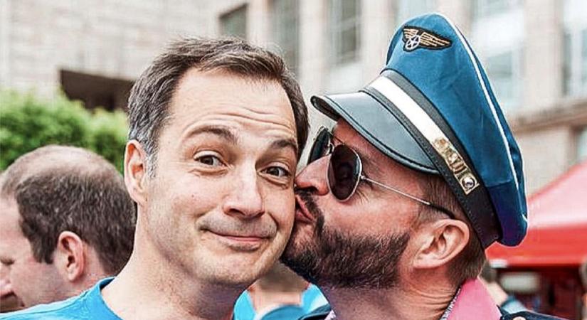 A belga büszkeség: a hetero miniszterelnök férfipuszival kívánt boldog Pride-ot