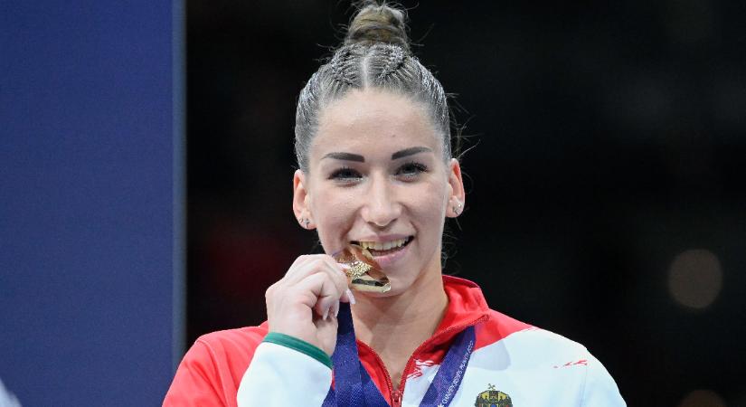 Kovács Zsófia aranyérmes lett ugrásban a torna-Európa-bajnokságon