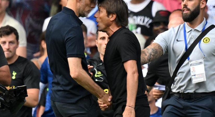 Videó: Conte és Tuchel kis híján összeverekedett a Chelsea–Spurs után