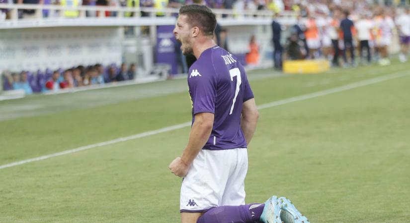 Fiorentina: első meccsén rögtön gólt is szerzett a Real Madridban megbukott Luka Jovic – VIDEÓ