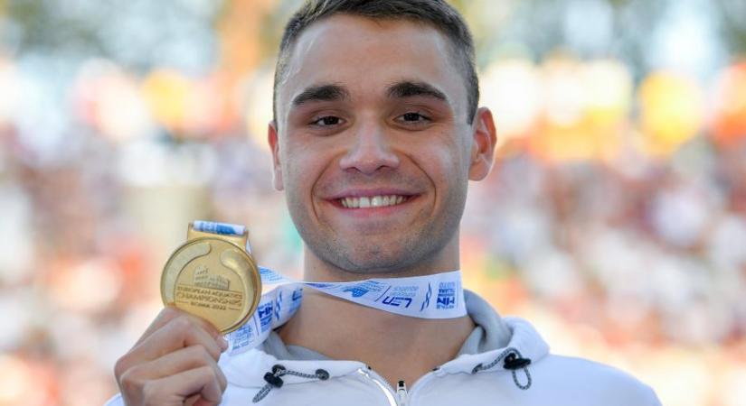 Milák Kristóf aranyérmes 100 méter pillangón és ezüstérmes a 4x100 méteres férfi gyorsváltóval