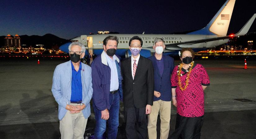 Újabb amerikai delegáció utazott Tajvanba
