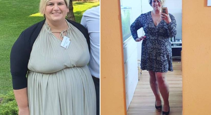 22 kilót fogyott 5 hónap alatt Edit: a kétgyermekes édesanya előtte-utána képeken mutatta meg a változást