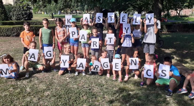 Jó hangulatban táboroztak a magyargencsi gyermekek