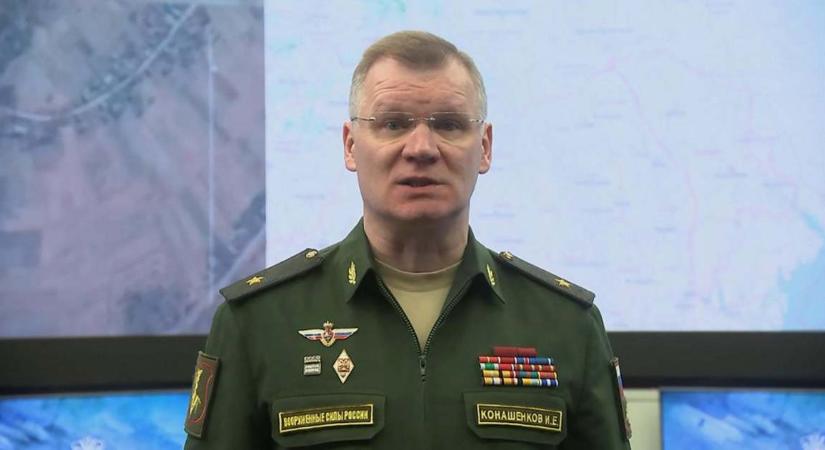 Harkiv megyei település elfoglalását jelentette be az orosz katonai szóvivő
