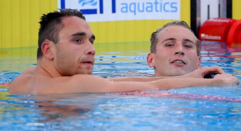 Milák Kristóf és Márton Richárd is döntőbe jutott 200 méter pillangón
