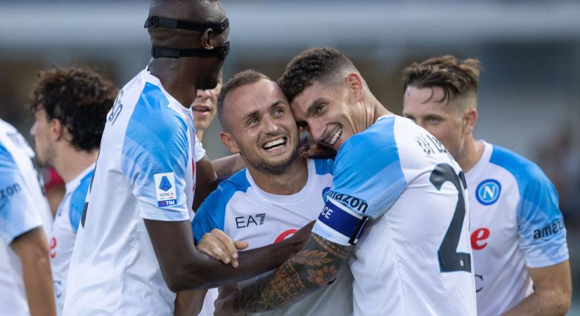 Serie A: Kiütéses győzelemmel kezdett a Napoli – VIDEÓVAL