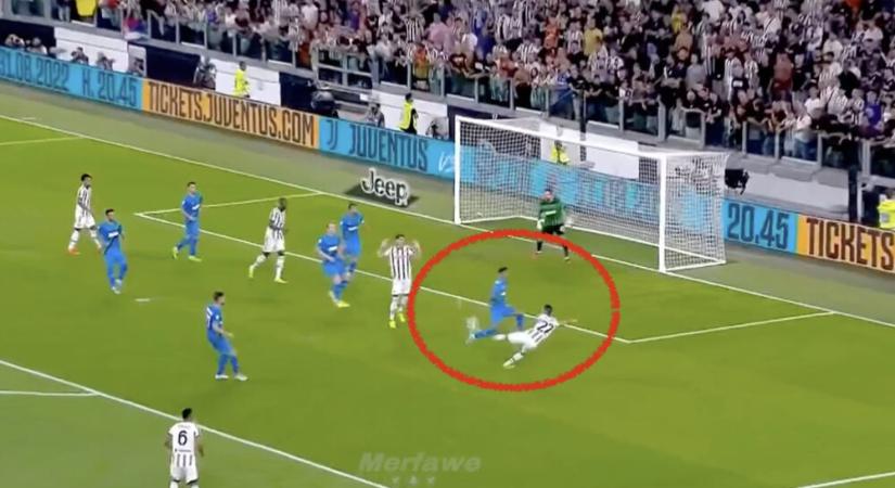 Di Maria óriási góllal nyitott a Juventusban – VIDEÓ