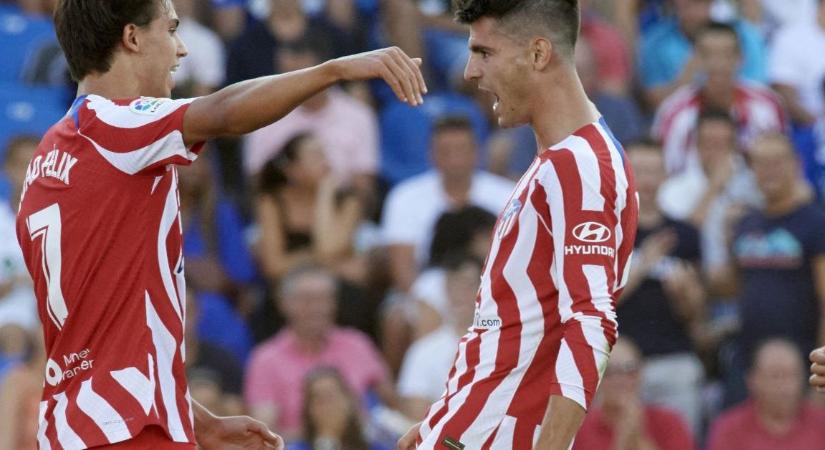 La Liga: Morata duplázott, Atlético-siker a „kisebbik madridi derbin”