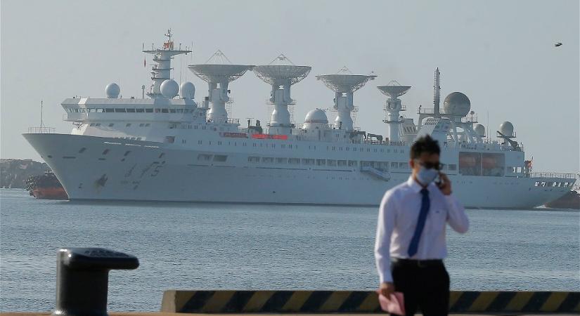 Sri Lankán kötött ki kínai hajó, az USA és India aggódik