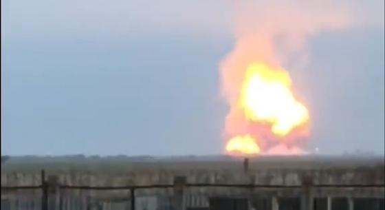 „Csak” tűz ütött ki a Krím félszigeten az orosz védelmi minisztérium szerint