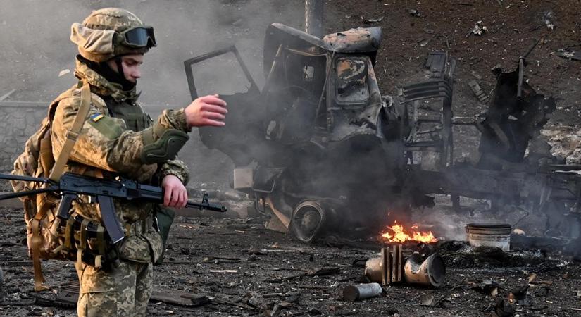 Ukrán védelmi minisztérium: orosz katonákat és tüzérségi erőket semmisítettek meg délen