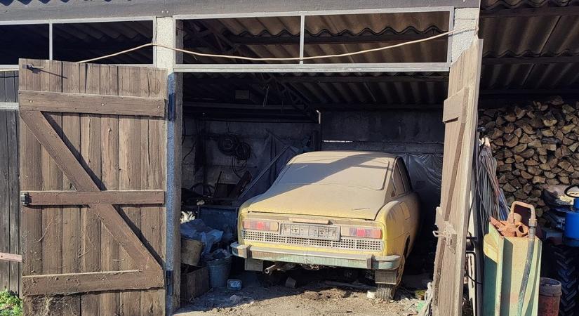 Ritka farmotoros Skodára leltek egy Sopron környéki garázsban
