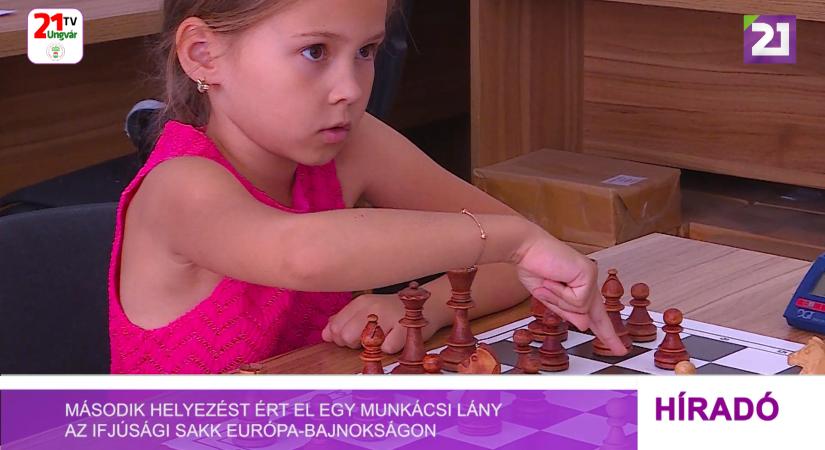 Második helyezést ért el egy munkácsi lány az Ifjúsági Sakk Európa-bajnokságon (videó)