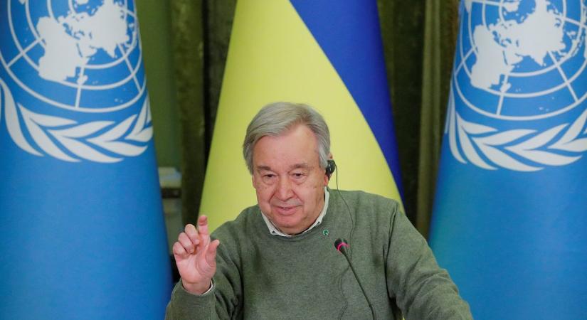 Ukrajnába látogat az ENSZ főtitkára