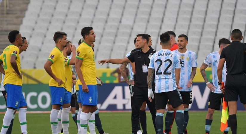 Vb 2022: nem játsszák le a brazil–argentin selejtezőt