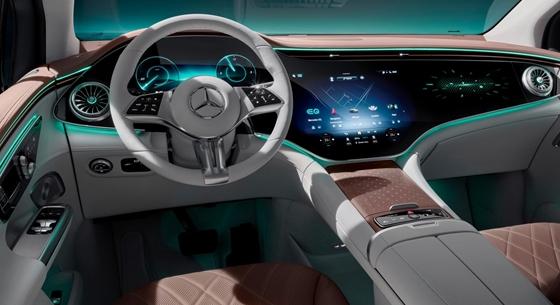 Íme az első gyári fotók a Mercedes új elektromos luxus SUV-járól