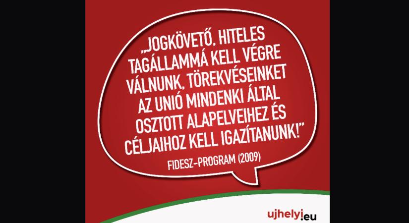 Ujhelyi István (Facebook): Elég lenne, ha a Fidesz csak a saját európai programját betartaná