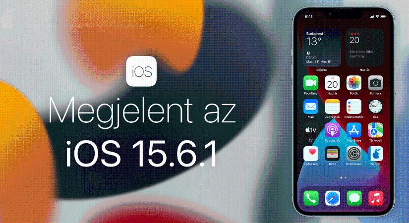 Megjelent az iOS 15.6.1 – két sebezhetőség javítása