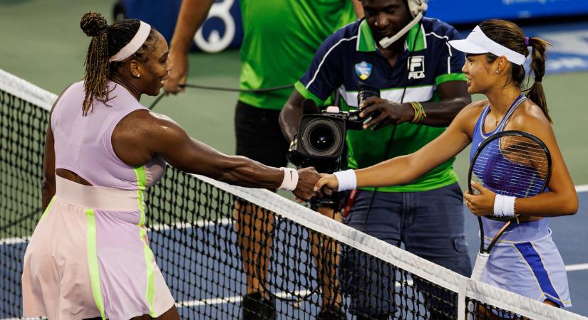 A US Open fiatal címvédője kiütötte Serena Williamst