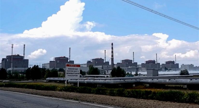 Ukrajna: Oroszország provokációt tervez a zaporizzsjai atomerőműnél pénteken