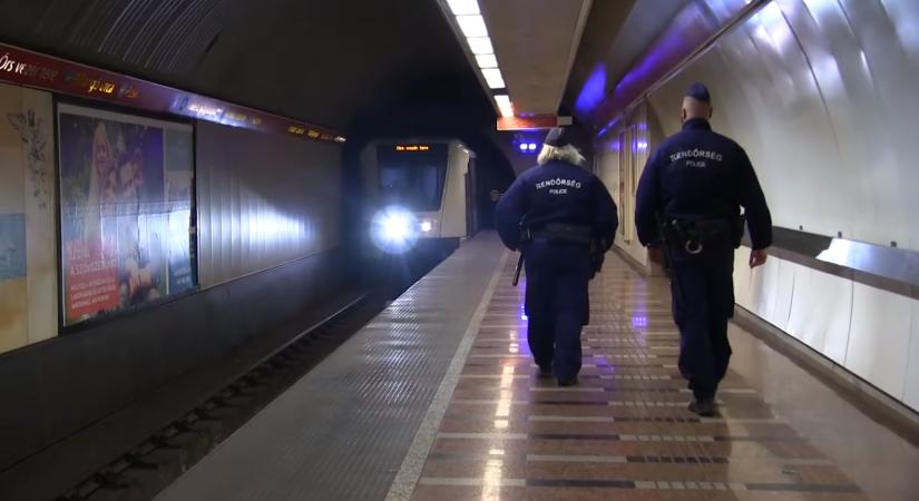Razzia a 2-es metrón: három embert elfogtak a rendőrök