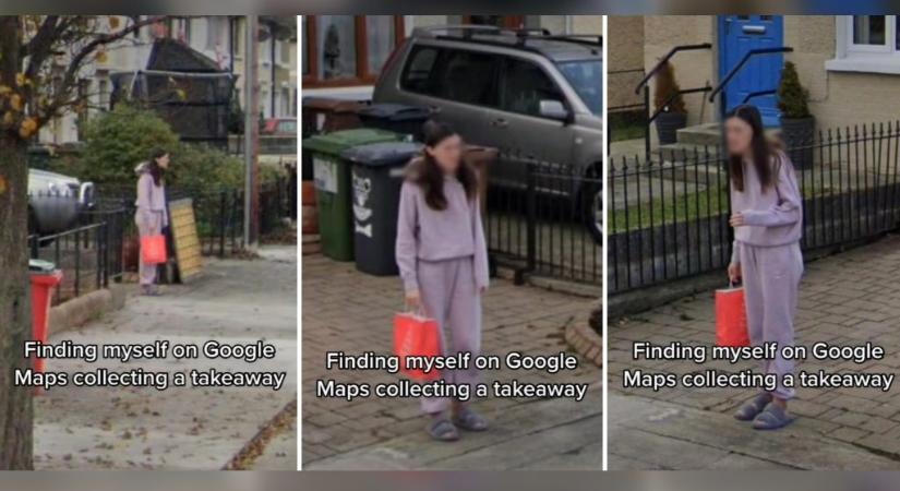 Utólag vált rémálommá a másnapos kajarendelés, amikor felfedezte saját magát a Google Street View-n