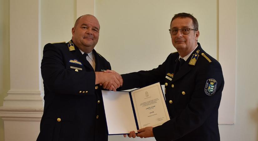 Leköszönt a Békési Rendőrkapitányság vezetője, Ladányi Zoltán r. ezredes